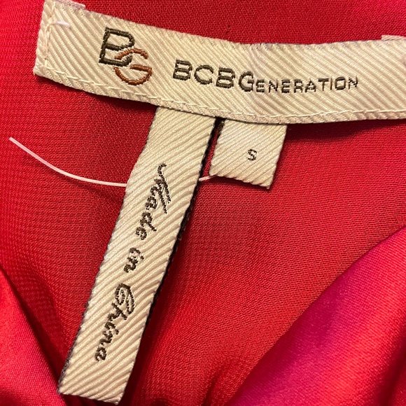 BCBGeneration Red Tank Dress with Pockets - Picture 4 of 6